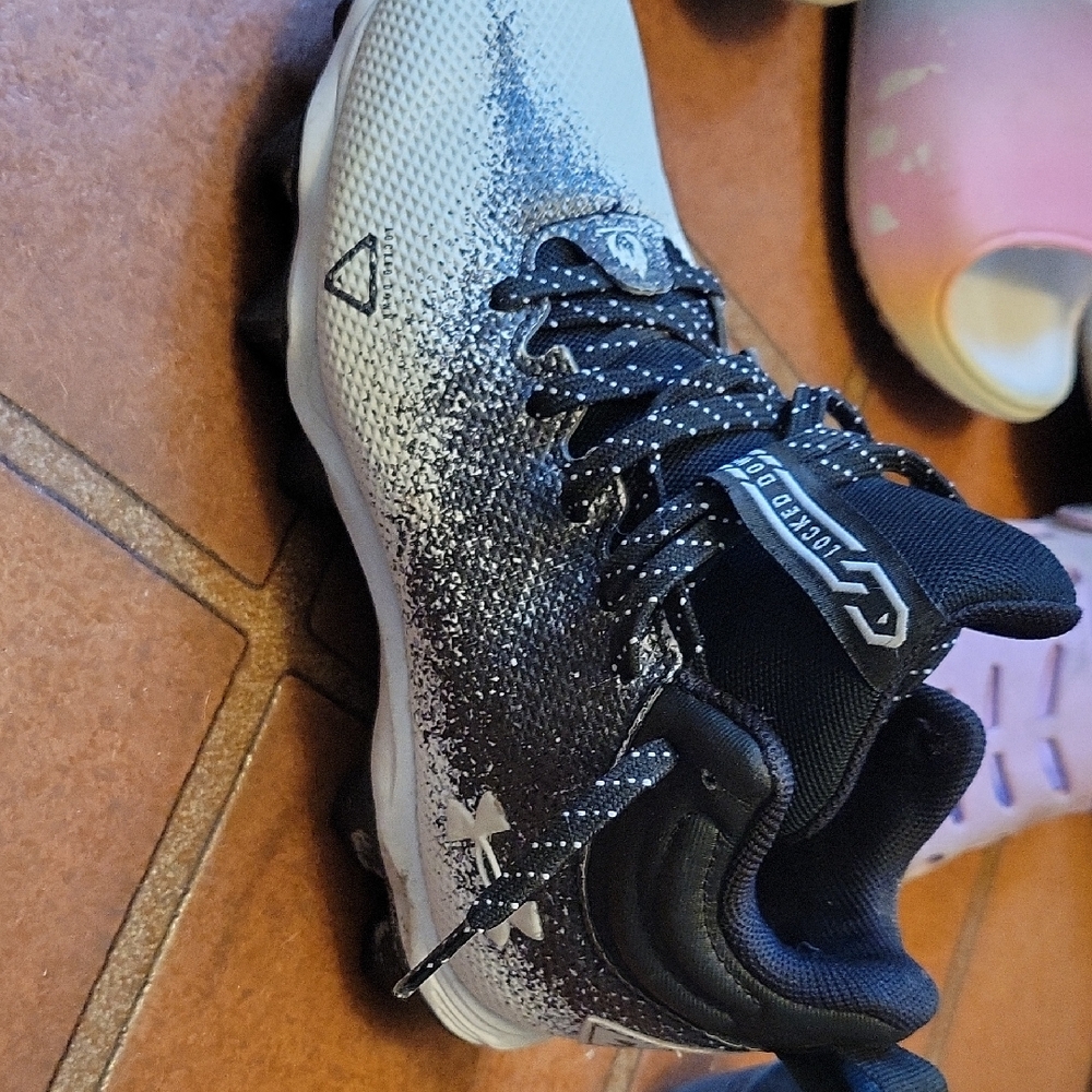 Under Armour Black and White Sneakers